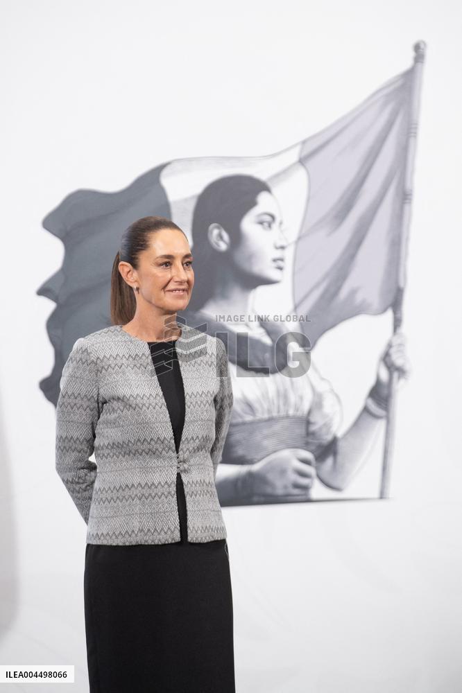 President Claudia Sheinbaum Holds Briefing - Mexico