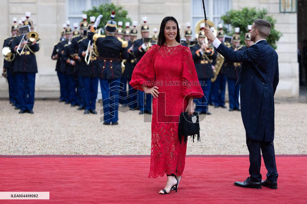 State diner with Brazilian President at the Elysee - Paris