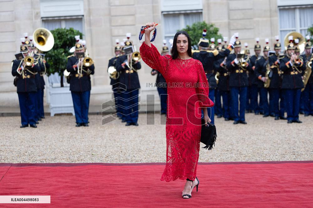 State diner with Brazilian President at the Elysee - Paris