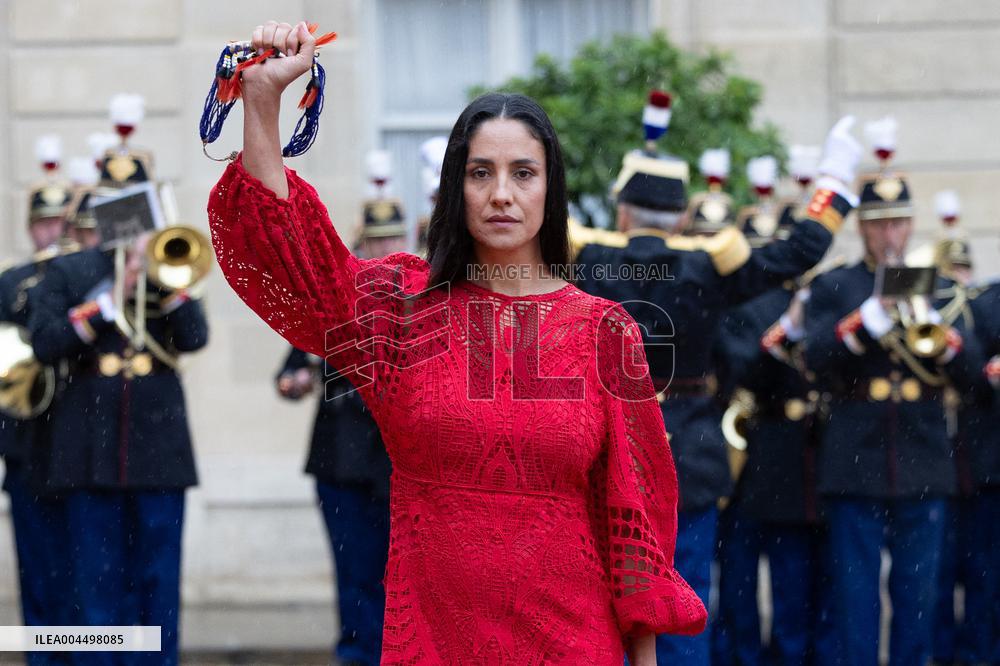 State diner with Brazilian President at the Elysee - Paris