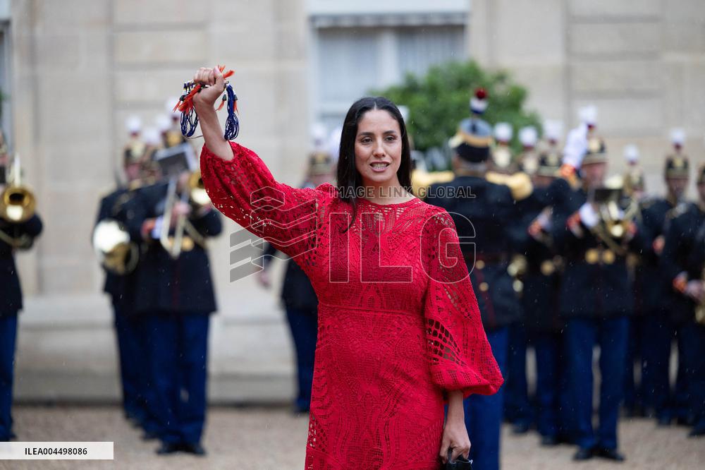 State diner with Brazilian President at the Elysee - Paris