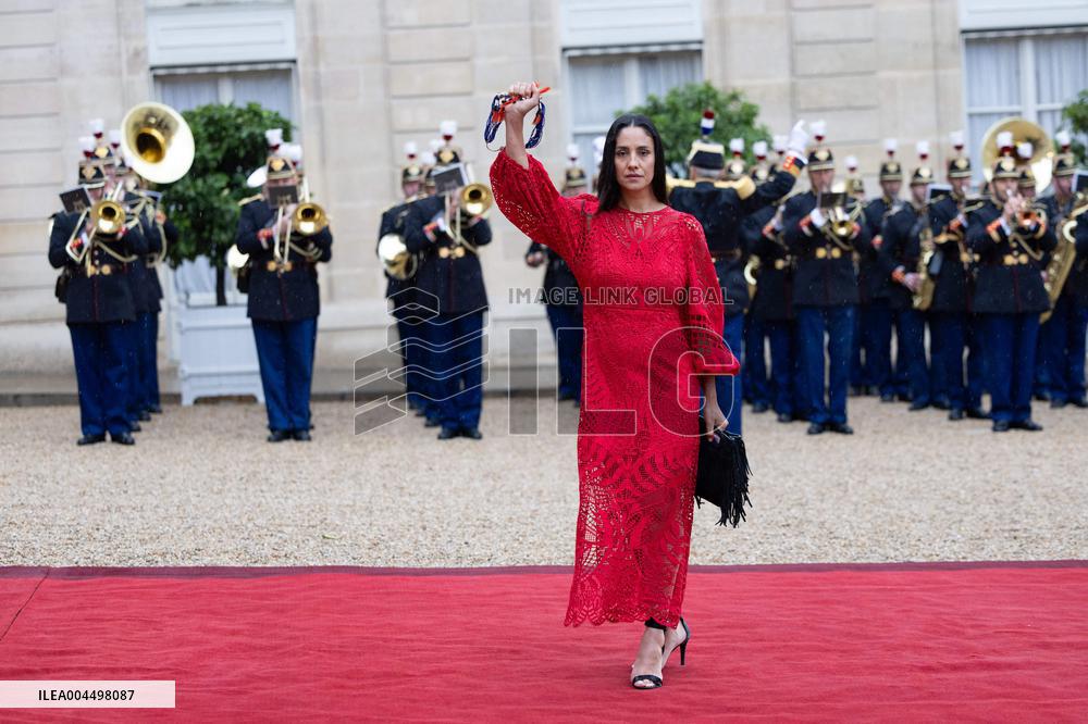 State diner with Brazilian President at the Elysee - Paris