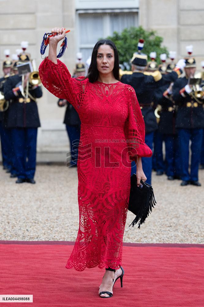 State diner with Brazilian President at the Elysee - Paris
