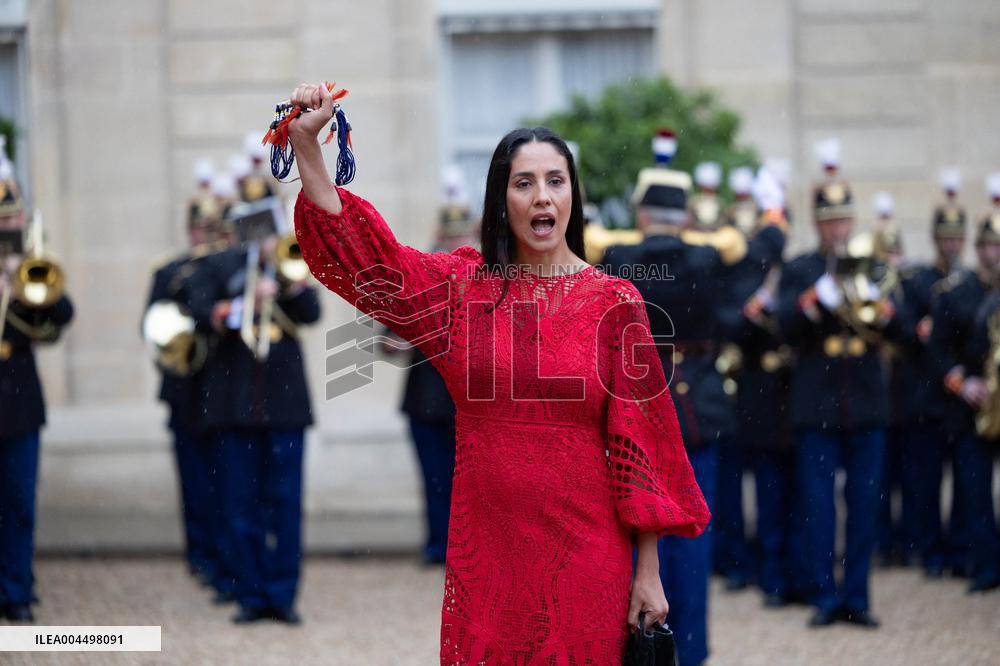 State diner with Brazilian President at the Elysee - Paris