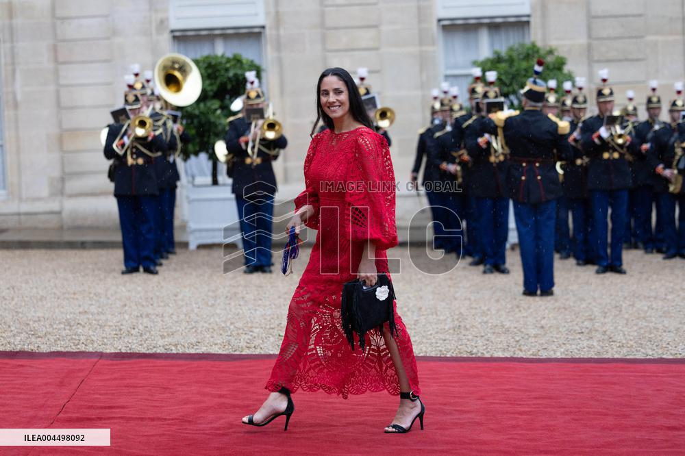 State diner with Brazilian President at the Elysee - Paris