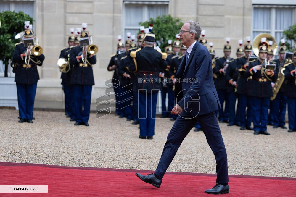 State diner with Brazilian President at the Elysee - Paris