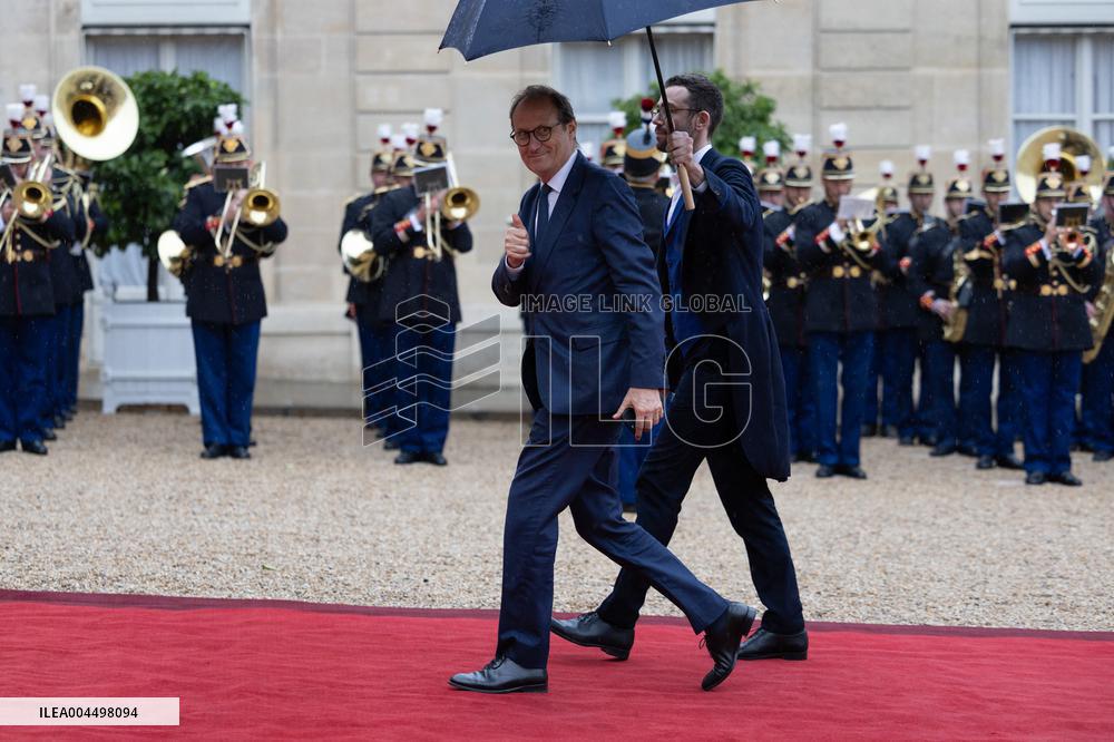 State diner with Brazilian President at the Elysee - Paris