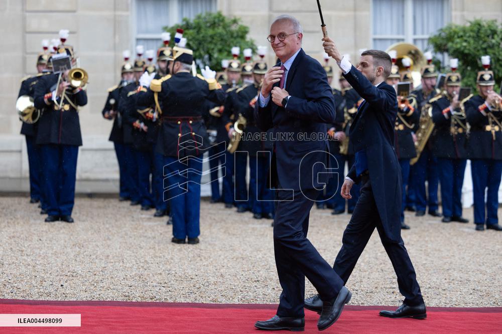 State diner with Brazilian President at the Elysee - Paris
