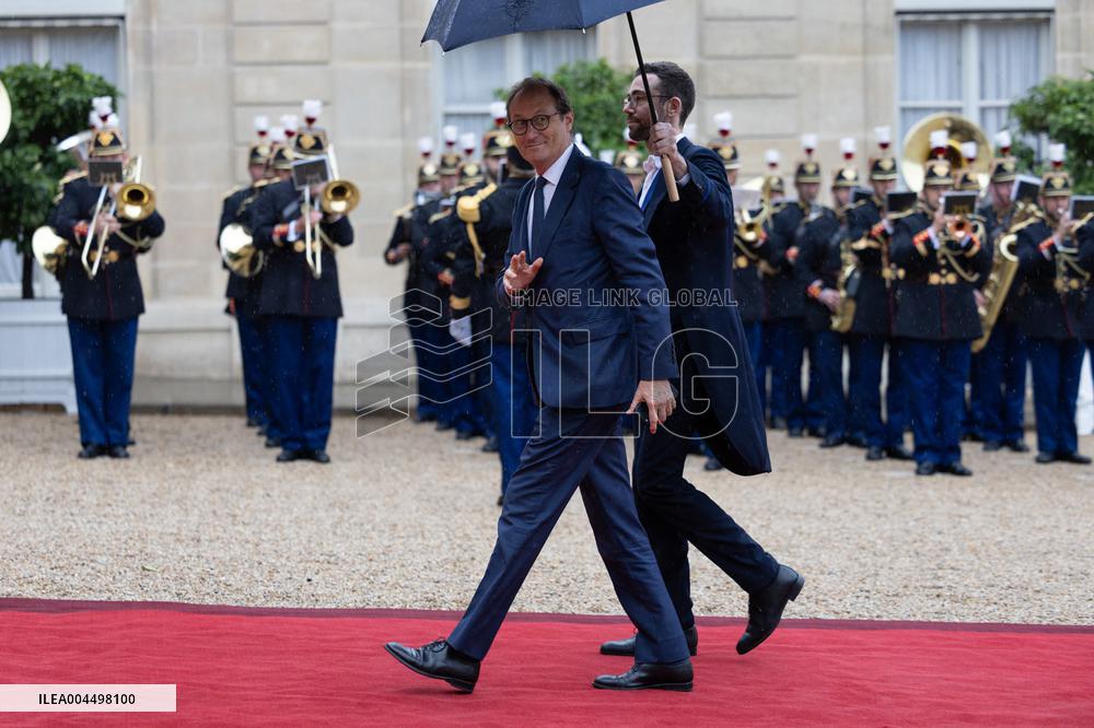 State diner with Brazilian President at the Elysee - Paris