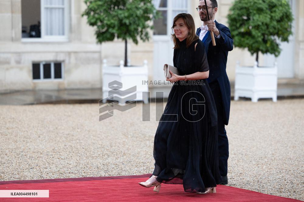 State diner with Brazilian President at the Elysee - Paris