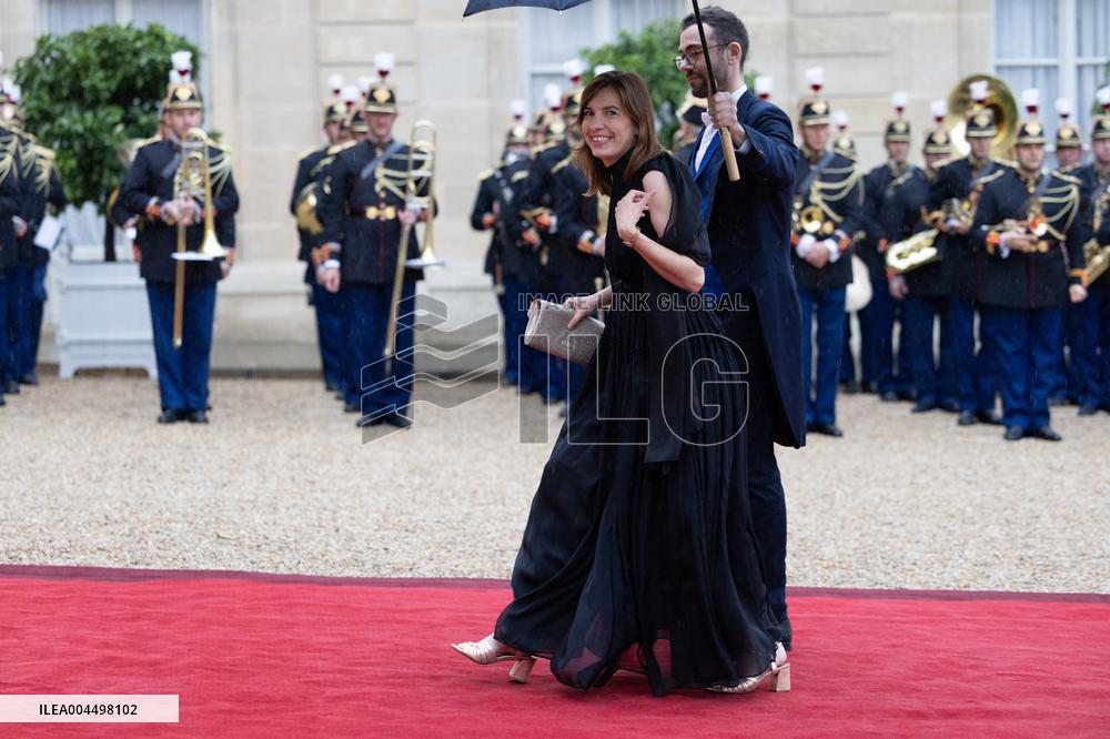 State diner with Brazilian President at the Elysee - Paris