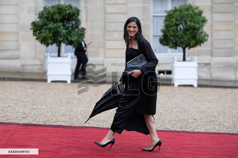 State diner with Brazilian President at the Elysee - Paris