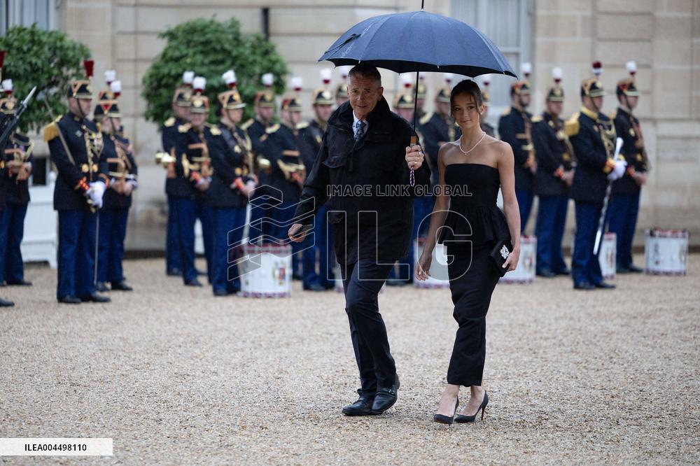 State diner with Brazilian President at the Elysee - Paris