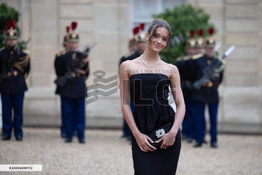 State diner with Brazilian President at the Elysee - Paris