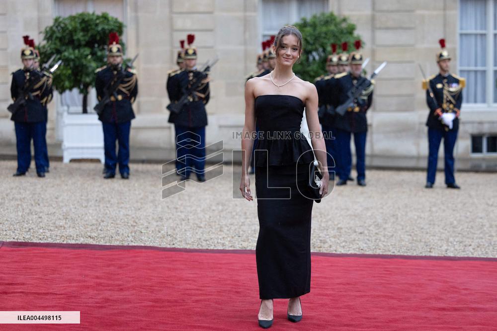 State diner with Brazilian President at the Elysee - Paris