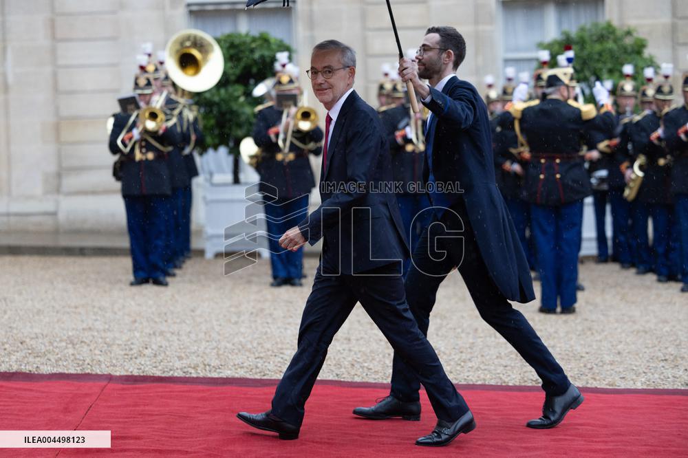 State diner with Brazilian President at the Elysee - Paris