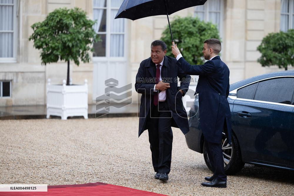 State diner with Brazilian President at the Elysee - Paris