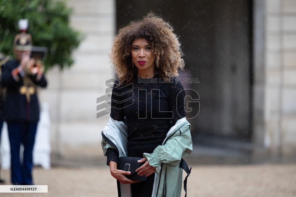 State diner with Brazilian President at the Elysee - Paris