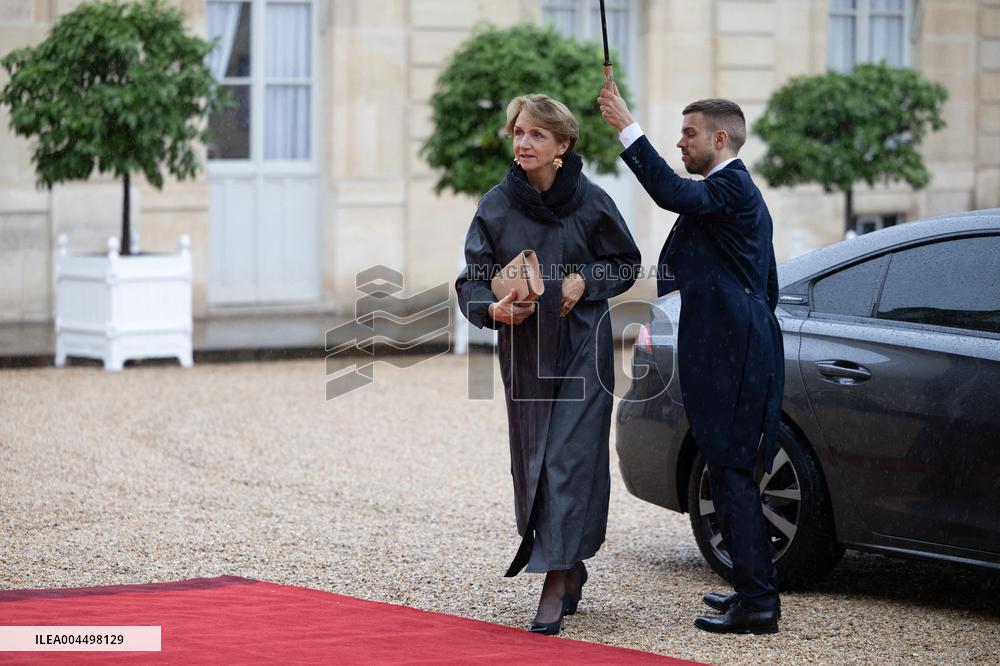 State diner with Brazilian President at the Elysee - Paris