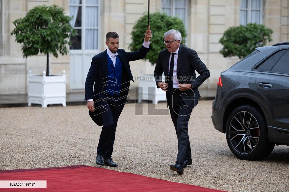 State diner with Brazilian President at the Elysee - Paris