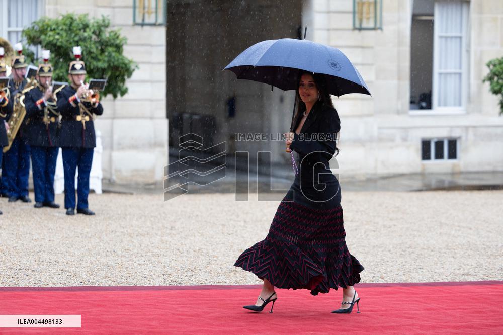 State diner with Brazilian President at the Elysee - Paris