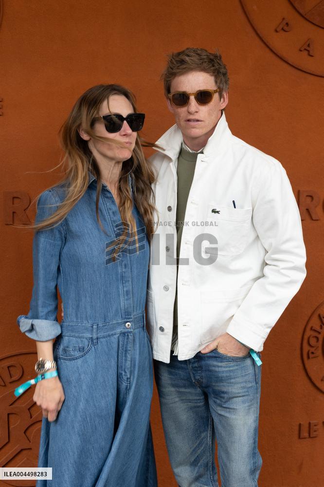 2025 French Open - Celebrities At Village Day 13 NB