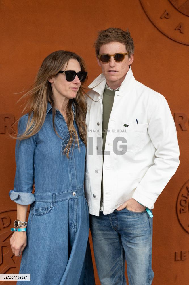 2025 French Open - Celebrities At Village Day 13 NB