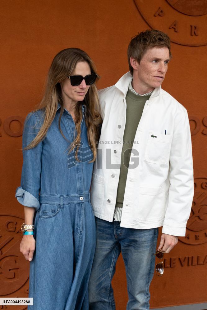 2025 French Open - Celebrities At Village Day 13 NB