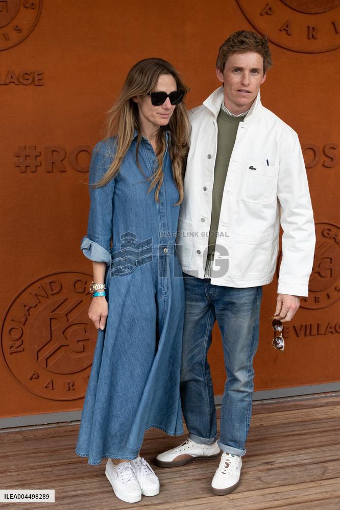 2025 French Open - Celebrities At Village Day 13 NB