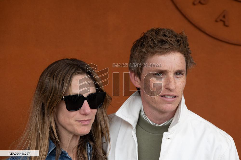 2025 French Open - Celebrities At Village Day 13 NB