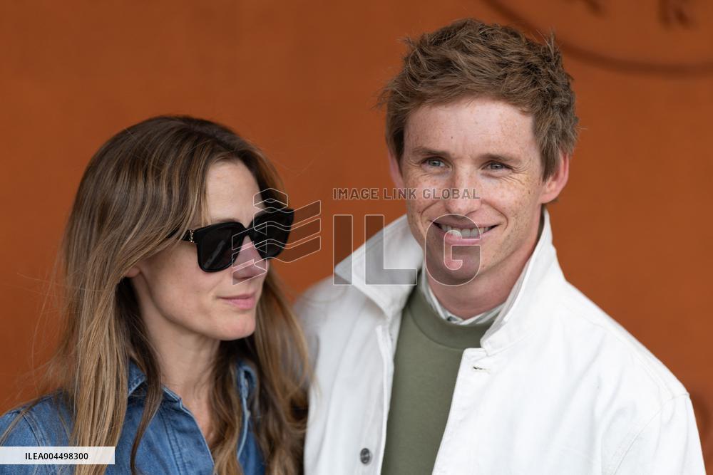 2025 French Open - Celebrities At Village Day 13 NB