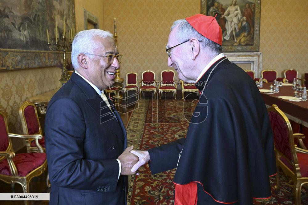 Pope Leo XIV Meets Antonio Costa - Vatican