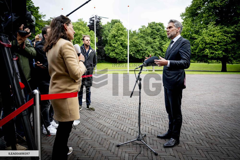 PM Dick Schoof Arrive At Cabinet Meeting - Netherlands
