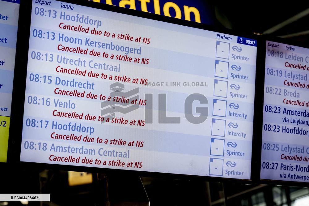 National Strike By NS Staff - Netherlands