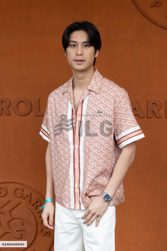 2025 French Open - Celebrities at Village Day 13 NB