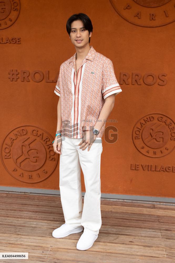 2025 French Open - Celebrities at Village Day 13 NB