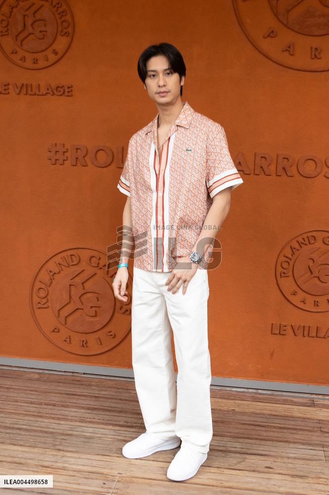 2025 French Open - Celebrities at Village Day 13 NB