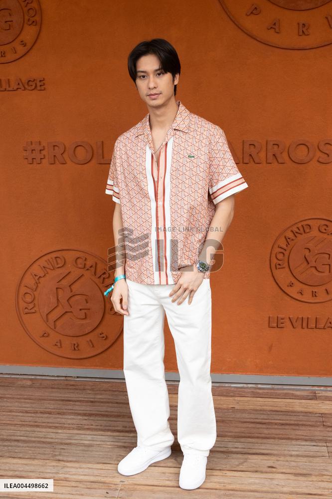 2025 French Open - Celebrities at Village Day 13 NB