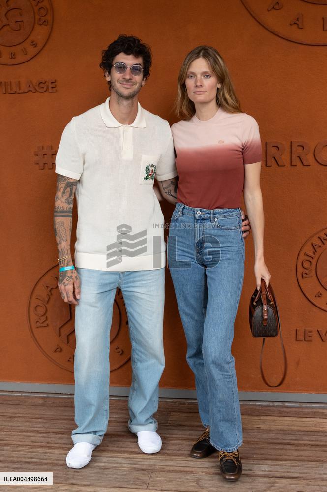 2025 French Open - Celebrities at Village Day 13 NB