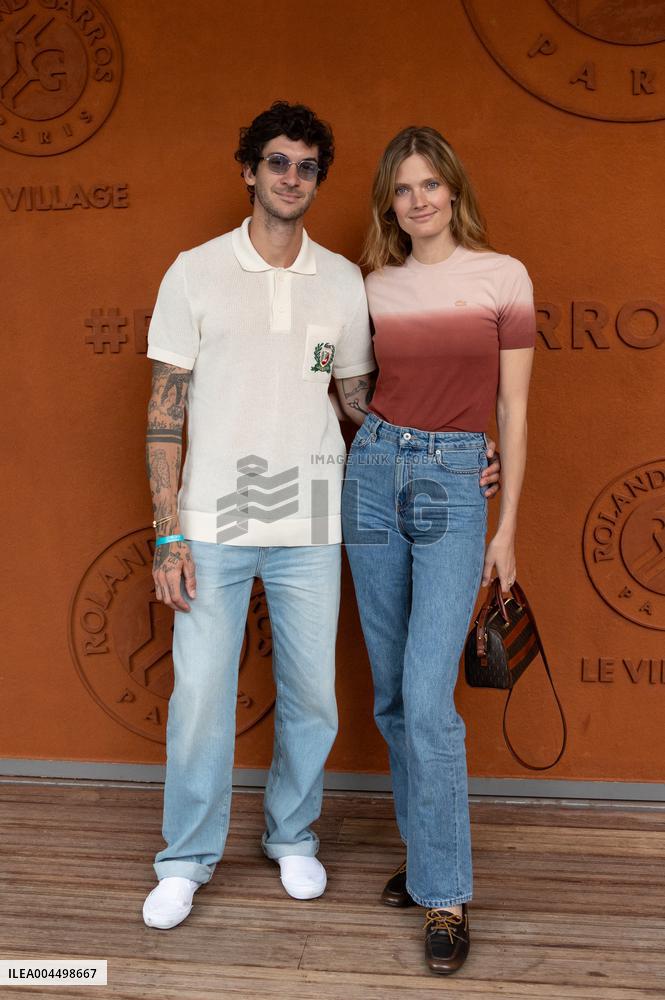 2025 French Open - Celebrities at Village Day 13 NB