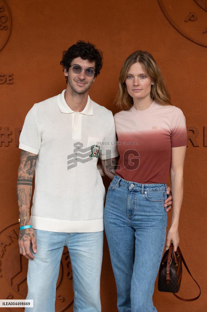 2025 French Open - Celebrities at Village Day 13 NB