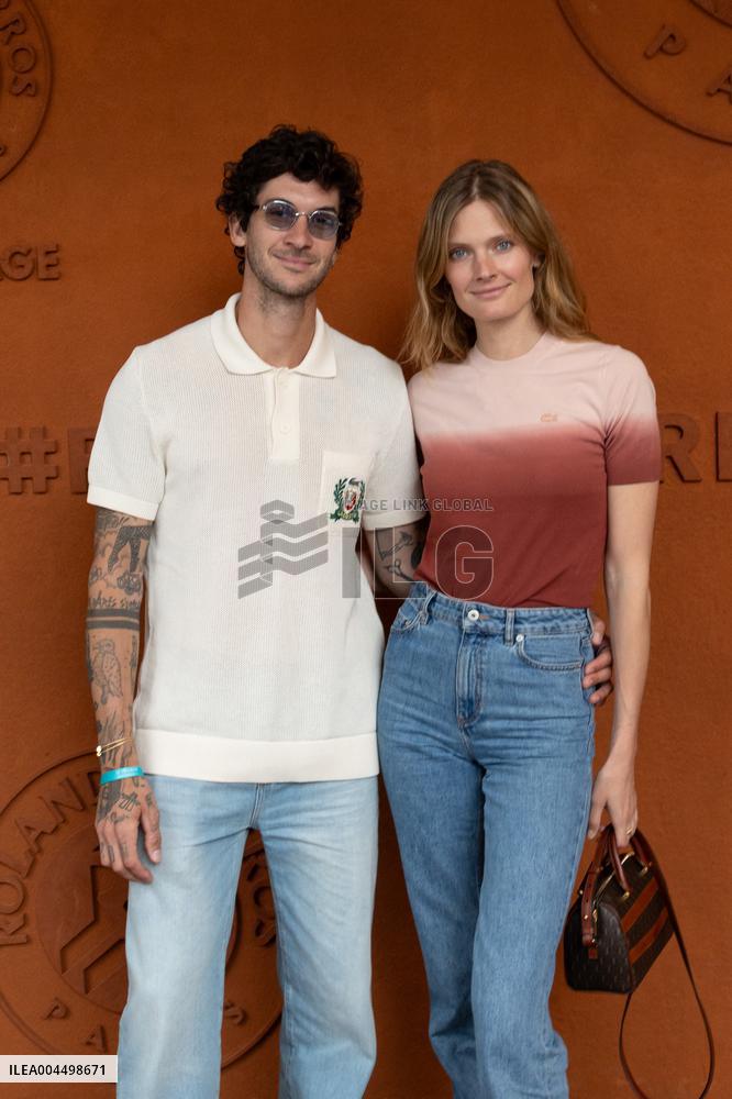 2025 French Open - Celebrities at Village Day 13 NB