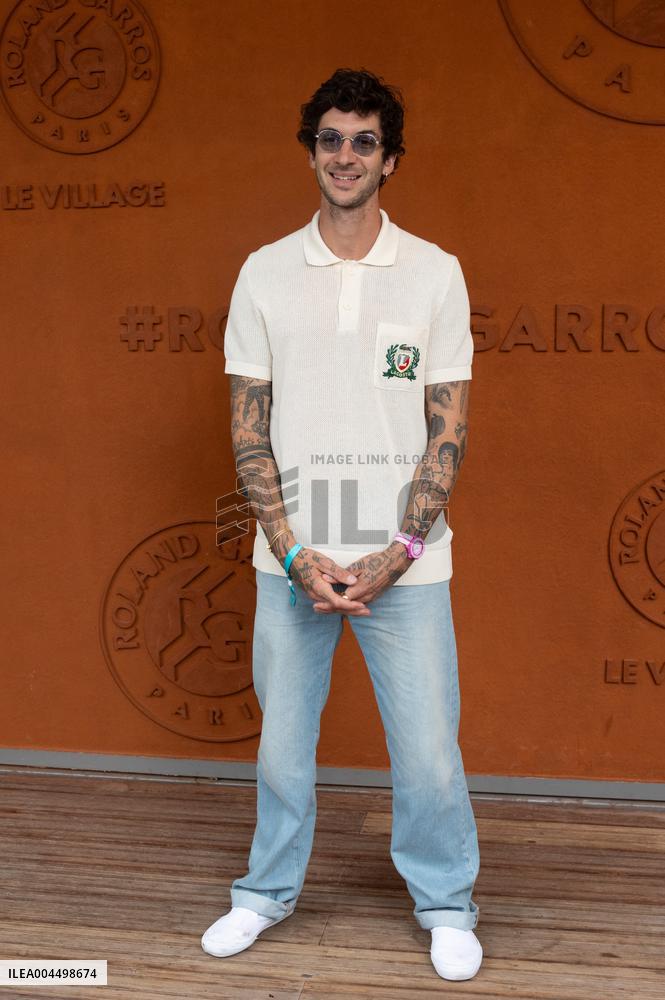 2025 French Open - Celebrities at Village Day 13 NB