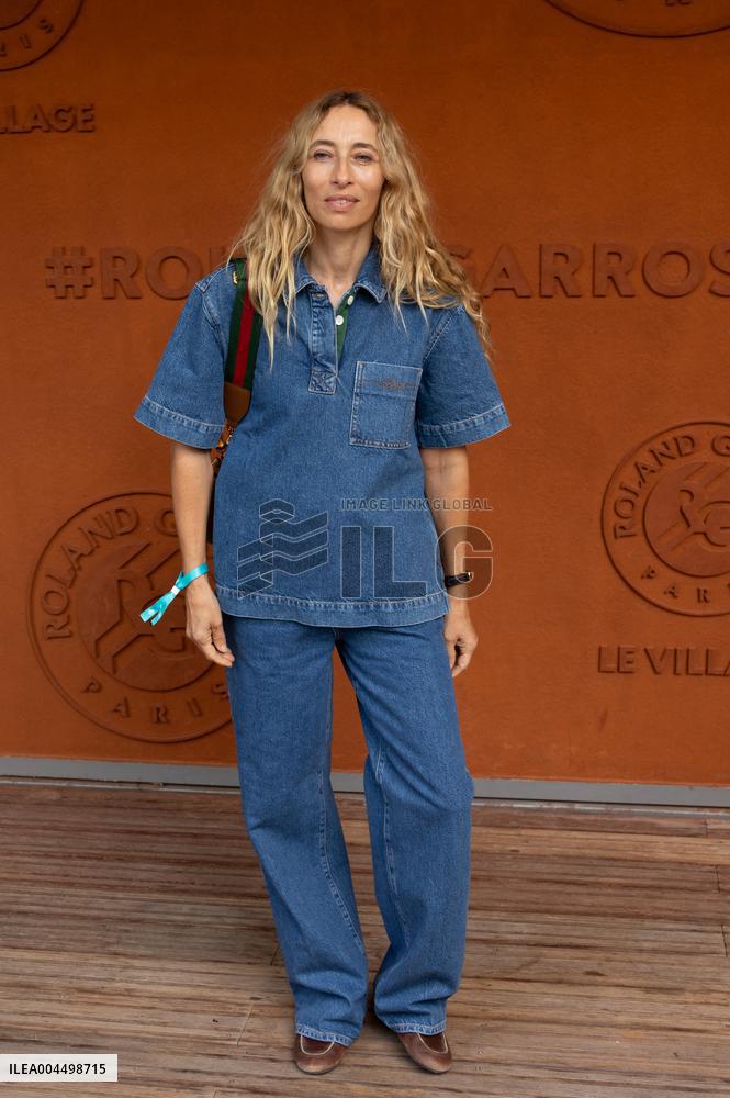 2025 French Open - Celebrities at Village Day 13 NB