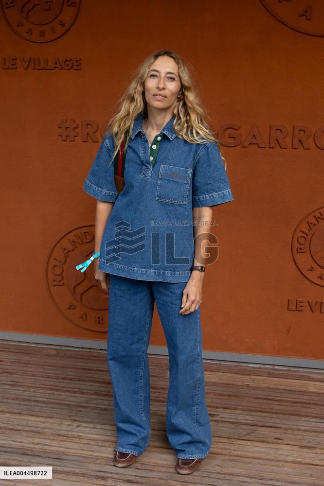 2025 French Open - Celebrities at Village Day 13 NB