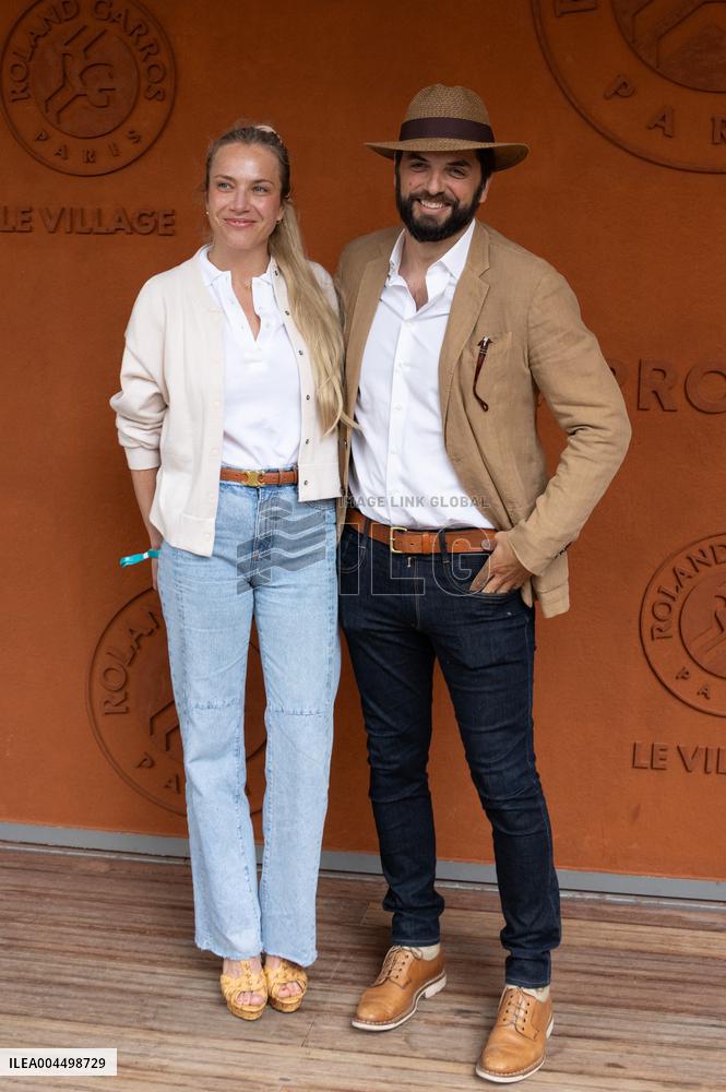 2025 French Open - Celebrities at Village Day 13 NB