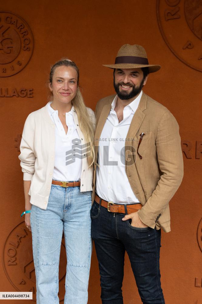 2025 French Open - Celebrities at Village Day 13 NB