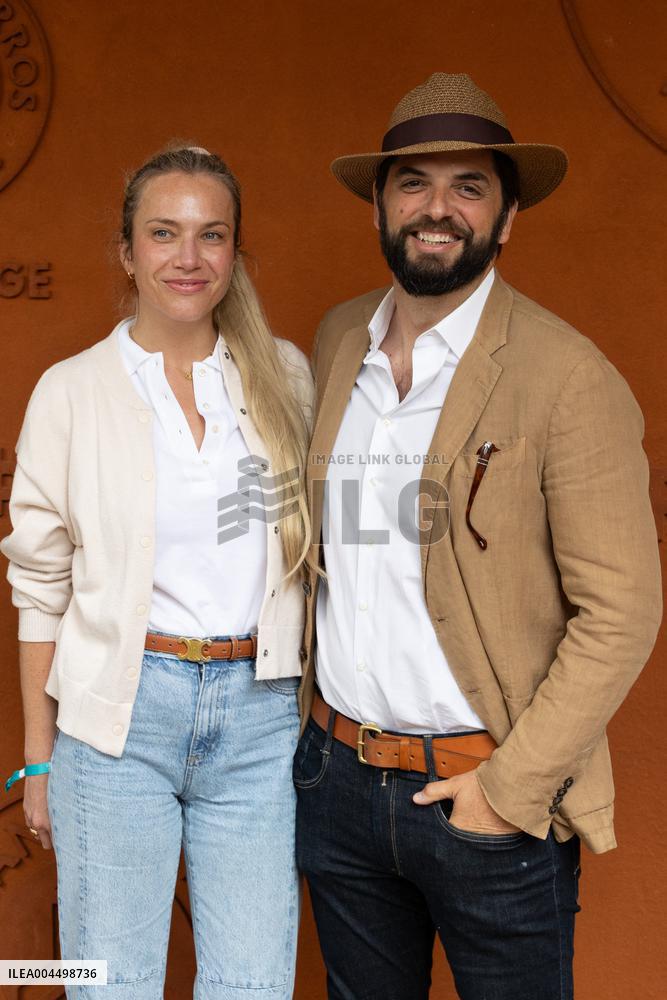 2025 French Open - Celebrities at Village Day 13 NB