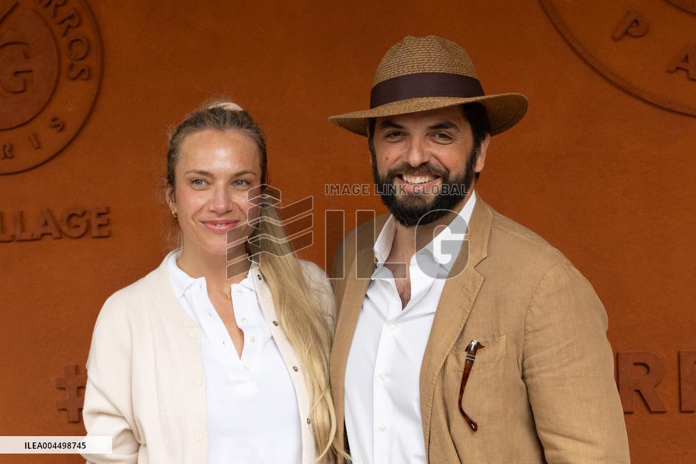 2025 French Open - Celebrities at Village Day 13 NB