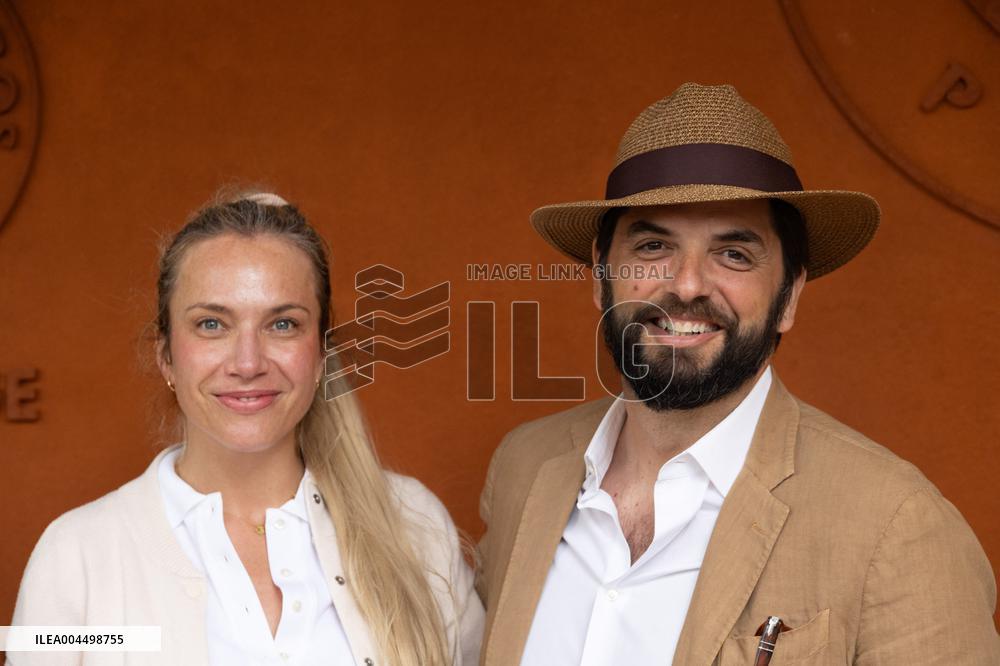 2025 French Open - Celebrities at Village Day 13 NB